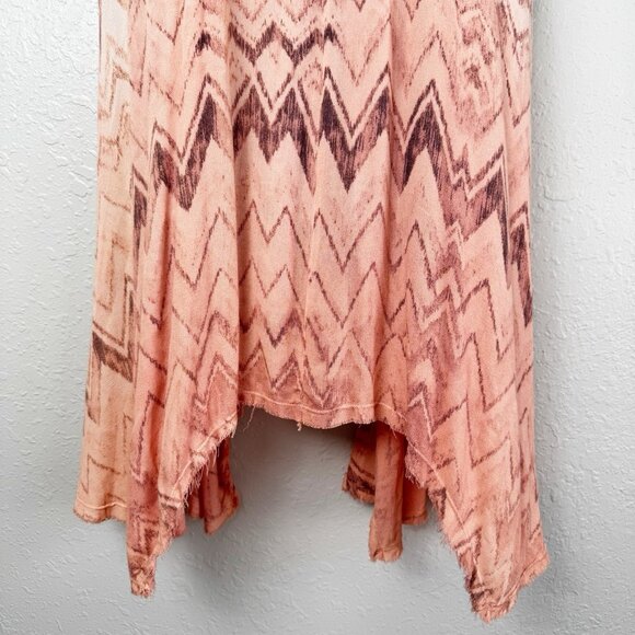 NWT Paper Crane pink white sleeveless asymmetrical ombre sundress S - Picture 6 of 12